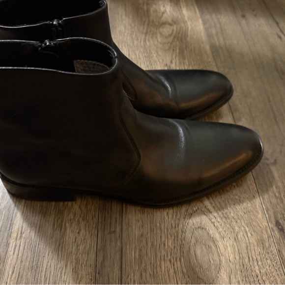 Black Leather Boots by Kenneth Cole Tally Boot - Picture 1 of 10